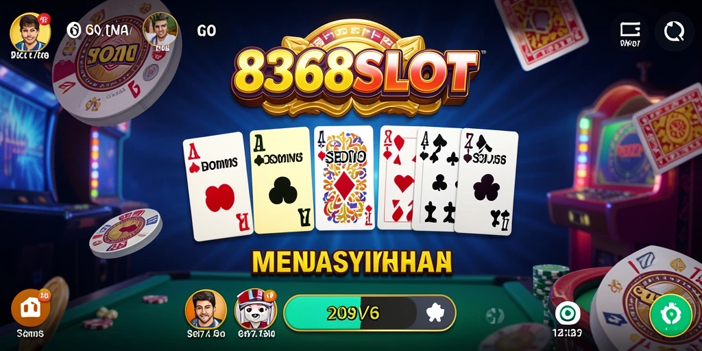 Tampilan gameplay menampilkan keseruan bermain Domino di 8368SLOT.