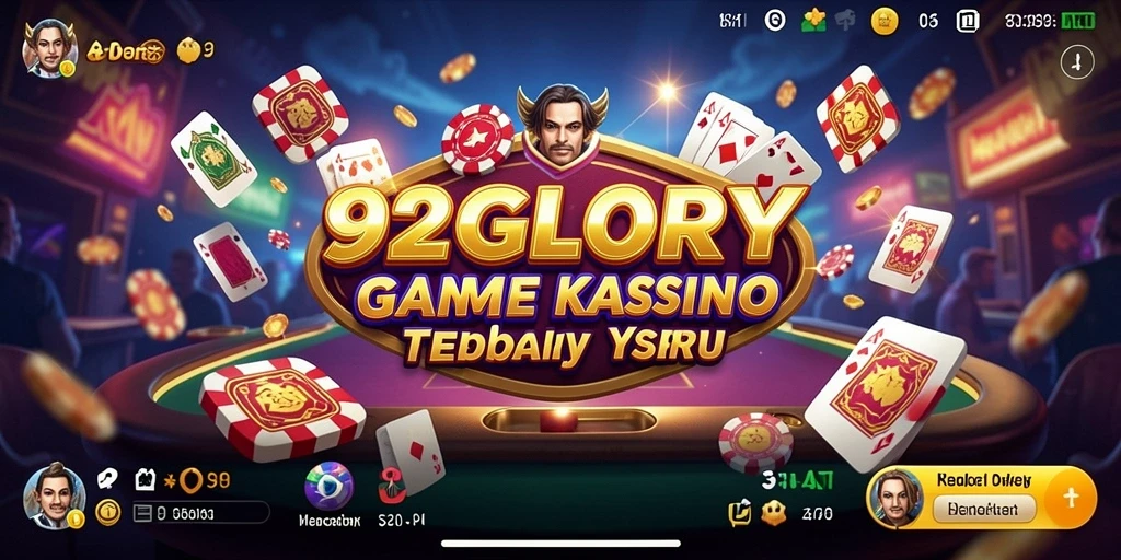Tampilan gameplay Kasino yang mengasyikkan dan menantang di 92GLORY.