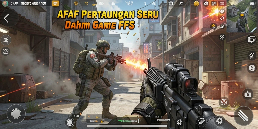Screenshot gameplay menampilkan aksi seru dan grafis memukau di AFAF.