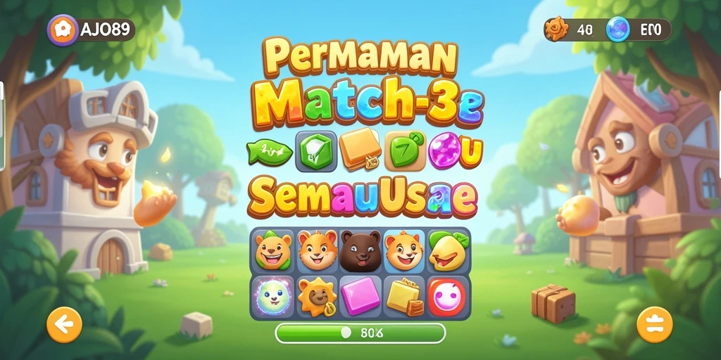 Tampilan permainan AJO89 yang menarik dan penuh warna.