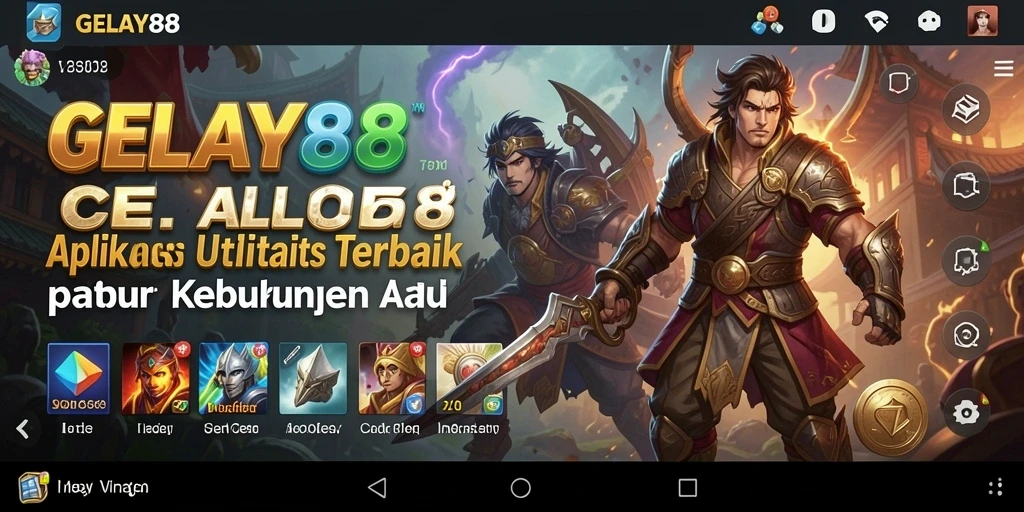 Tampilan antarmuka utama GELAY88 yang memudahkan pengguna.