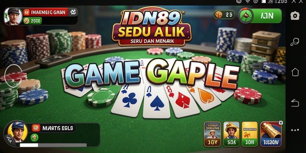Tampilan gameplay menarik dan seru dalam IDN89.