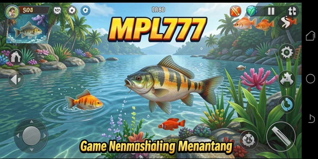 Screenshot gameplay <strong>MPL777</strong> menampilkan suasana memancing yang menegangkan dan indah.
