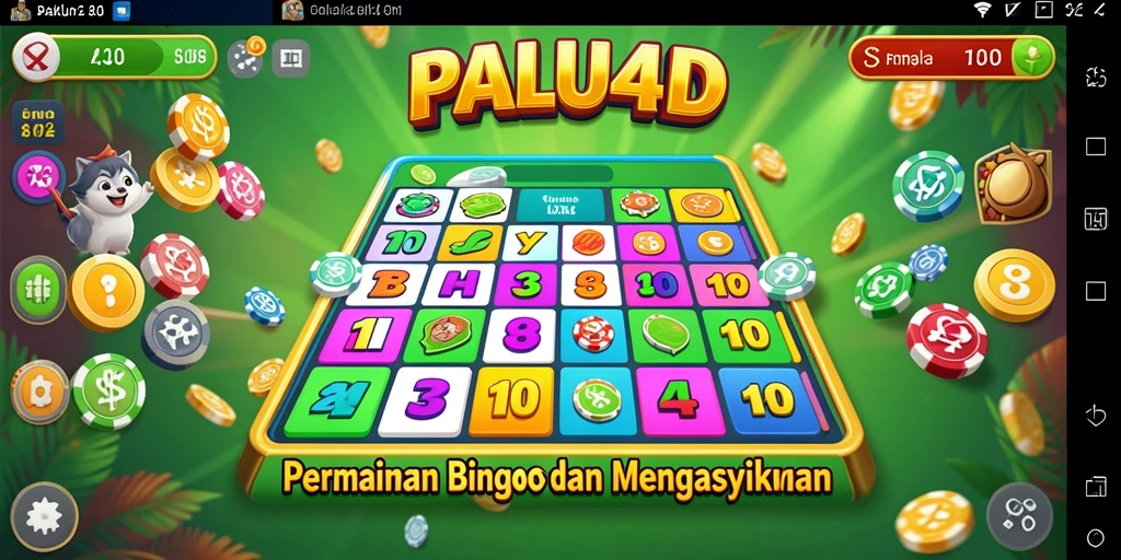 Screenshot gameplay PALU4D yang menampilkan keseruan bermain Bingo.