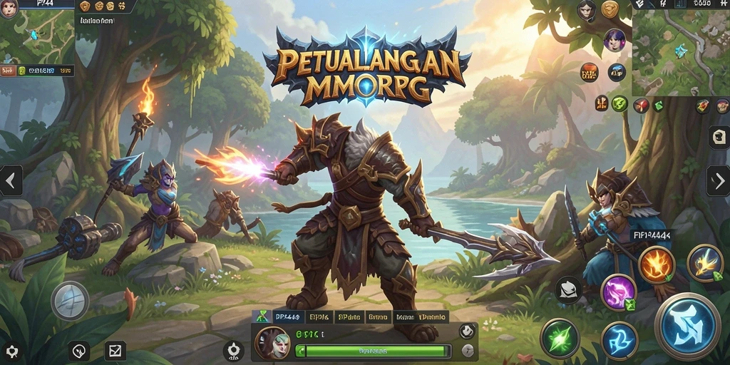 Pendekatan visual menakjubkan dari gameplay MMORPG.