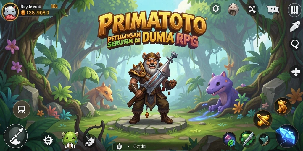 Tangkapan layar PRIMATOTO menampilkan aksi seru di dunia RPG yang menakjubkan.