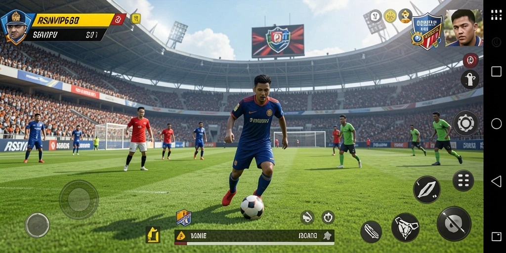 Tampilan gameplay RSNVIP6 yang penuh aksi dan seru.