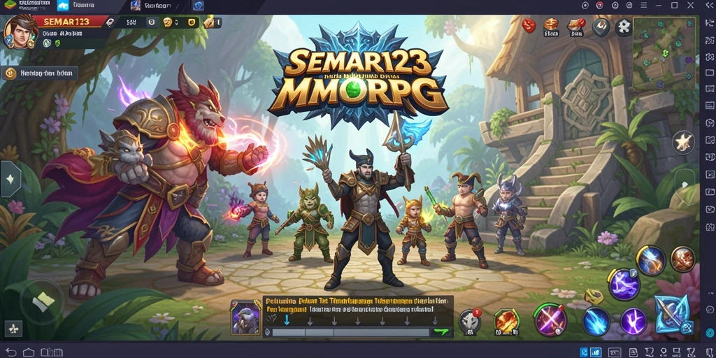 Gameplay SEMAR123 yang seru dengan aksi pertarungan yang dinamis.