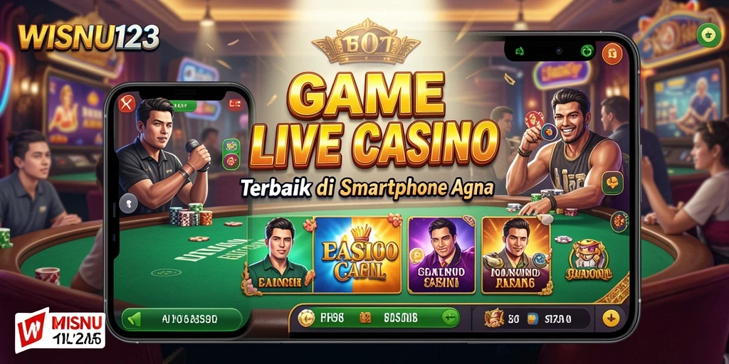 Gameplay Live Casino yang memukau di WISNU123 dengan dealer profesional.