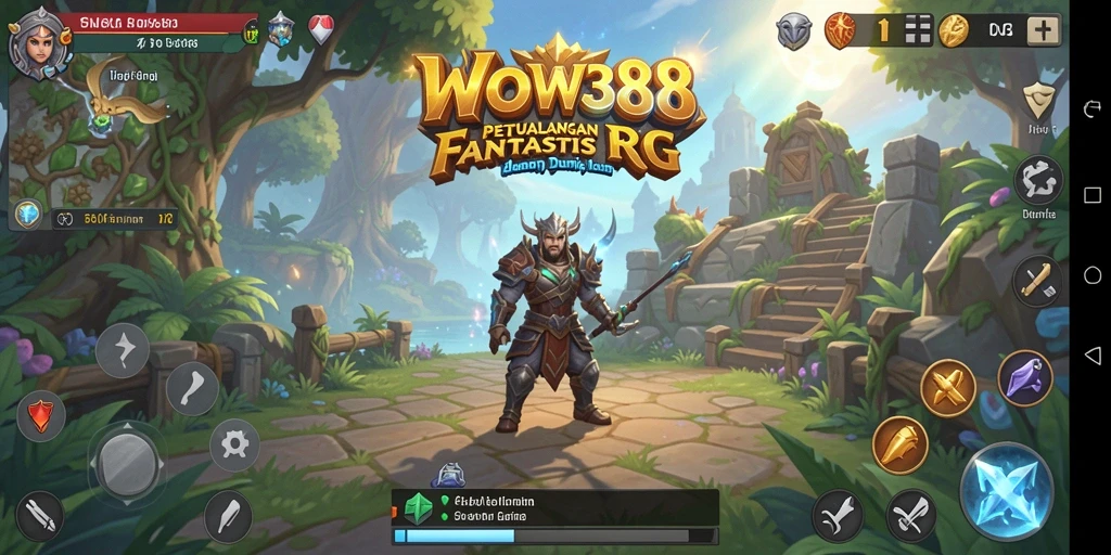 Tampilan gameplay RPG WOW388 yang epik dan mendebarkan.